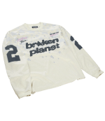 Broken Planet Allstars Mesh Long Sleeve Vanilla White