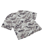 Broken Planet Star Logo Waffle T-Shirt Snow Camo