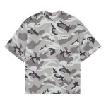Broken Planet Star Logo Waffle T-Shirt Snow Camo