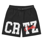 Corteiz Crtz Nylon Shorts Black