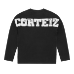 Corteiz Star Raglan Waffle Thermal Black