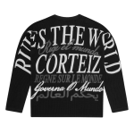 Corteiz Worldwide Waffle Thermal Black
