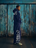 Corteiz Superior Royale Open Hem Sweatpant Navy