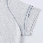 Mertra Vein Baby Tee Grey