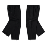 Mertra Split Panel Joggers Black