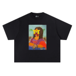 Mertra x Slawn Mona Lisa Tee Black