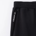 Mertra Split Panel Joggers Black