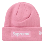 Supreme New Era Box Logo Beanie (FW24) Dusty Pink